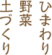 ひまわり 野菜 土づくり